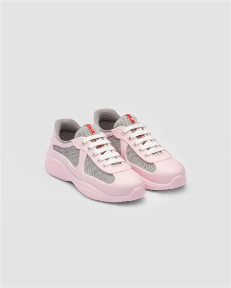 prada pink fur sneakers|pink Prada sneakers men.